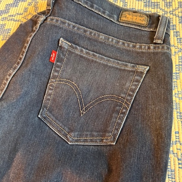 Levi's red tag 512 Perfectly Slimming The Original dark navy jeans - Picture 5 of 5
